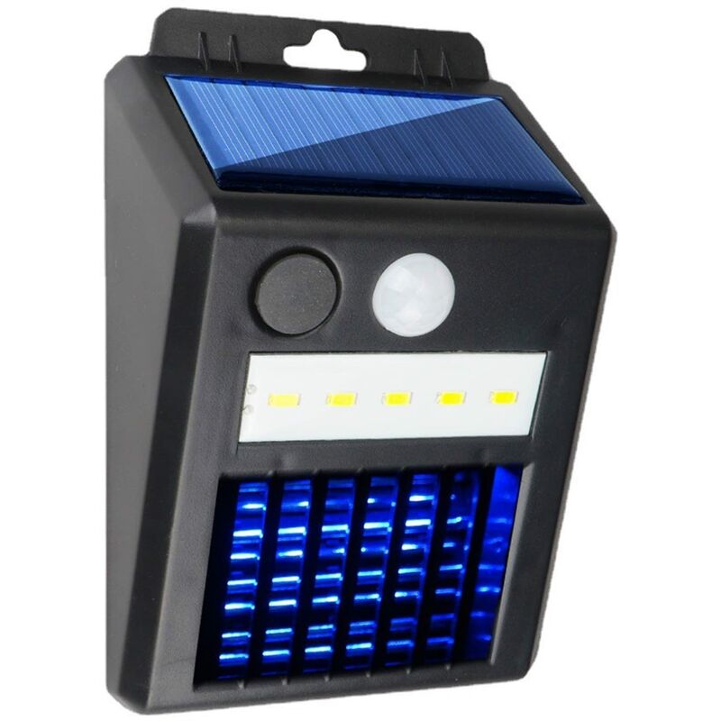 Solarbetriebene Insektenvernichterlampe, Tragbare, Wasserdichte Uv-mückenvernichterlampe Zur Bekämpfung Von Mücken, Motten, Fliegen Und Käfern Im Freien