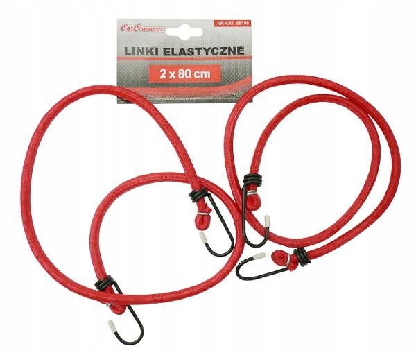 Elastische Autogummis Für Kofferraum- Und Gepäckbefestigungen 2x80 Cm