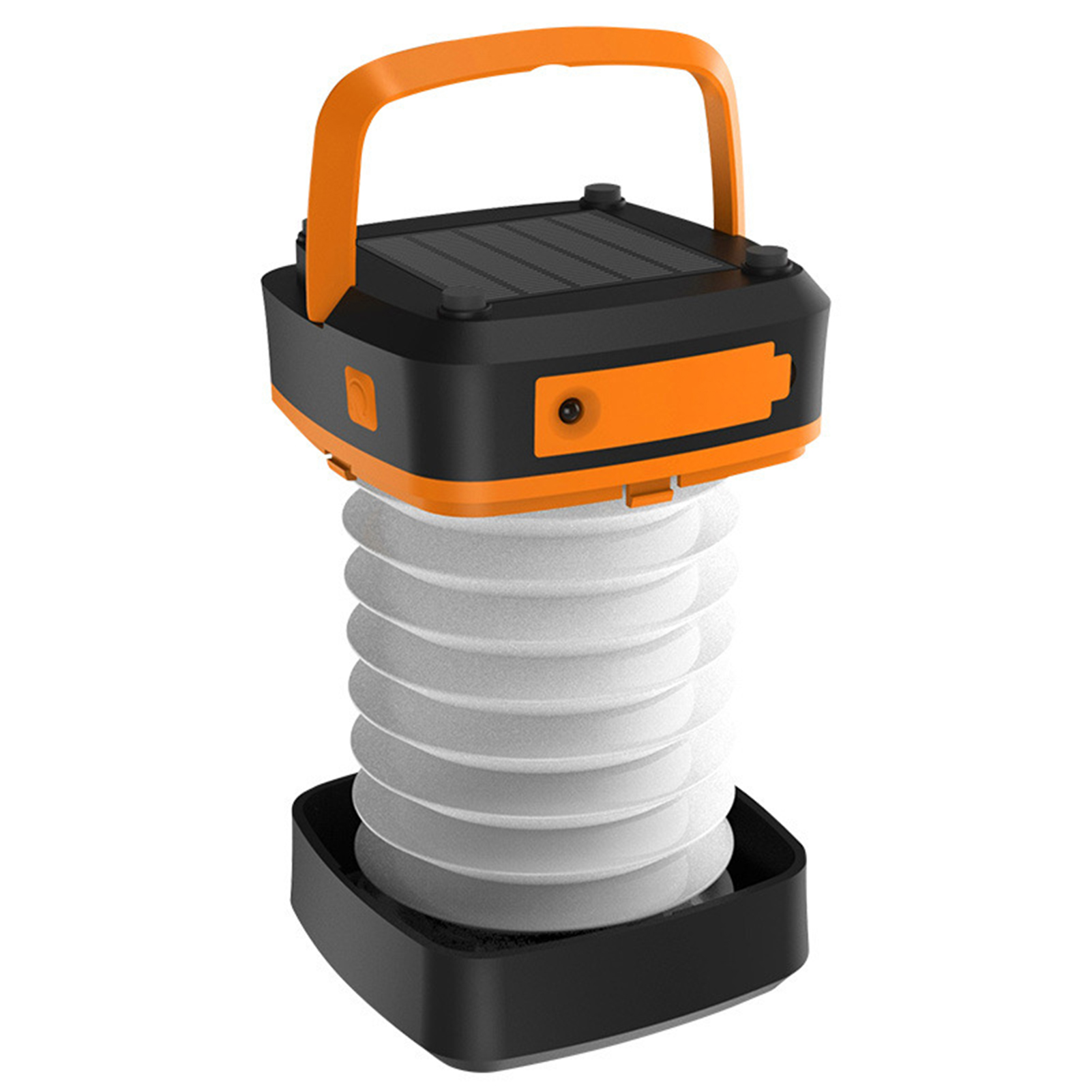 Lampe De Tente Rétractable Portable À Led, Rechargeable À L'Énergie Solaire, Avec Poignée.
