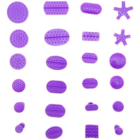Bunthaus Violet， Lot De 24 Outils De Réparation De Bosses Sans Peinture Pour Carrosserie De Voiture
