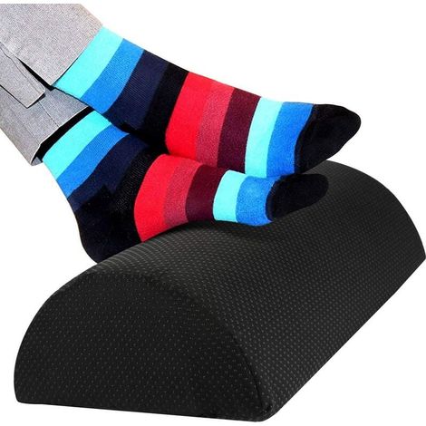 Designbeleuchtung – Ergonomische Fußstütze 40 X 20 X 10 Cm – Hochdichter Schaumstoff – Rutschfester Bezug – Zur Stressbewältigung Im Büro
