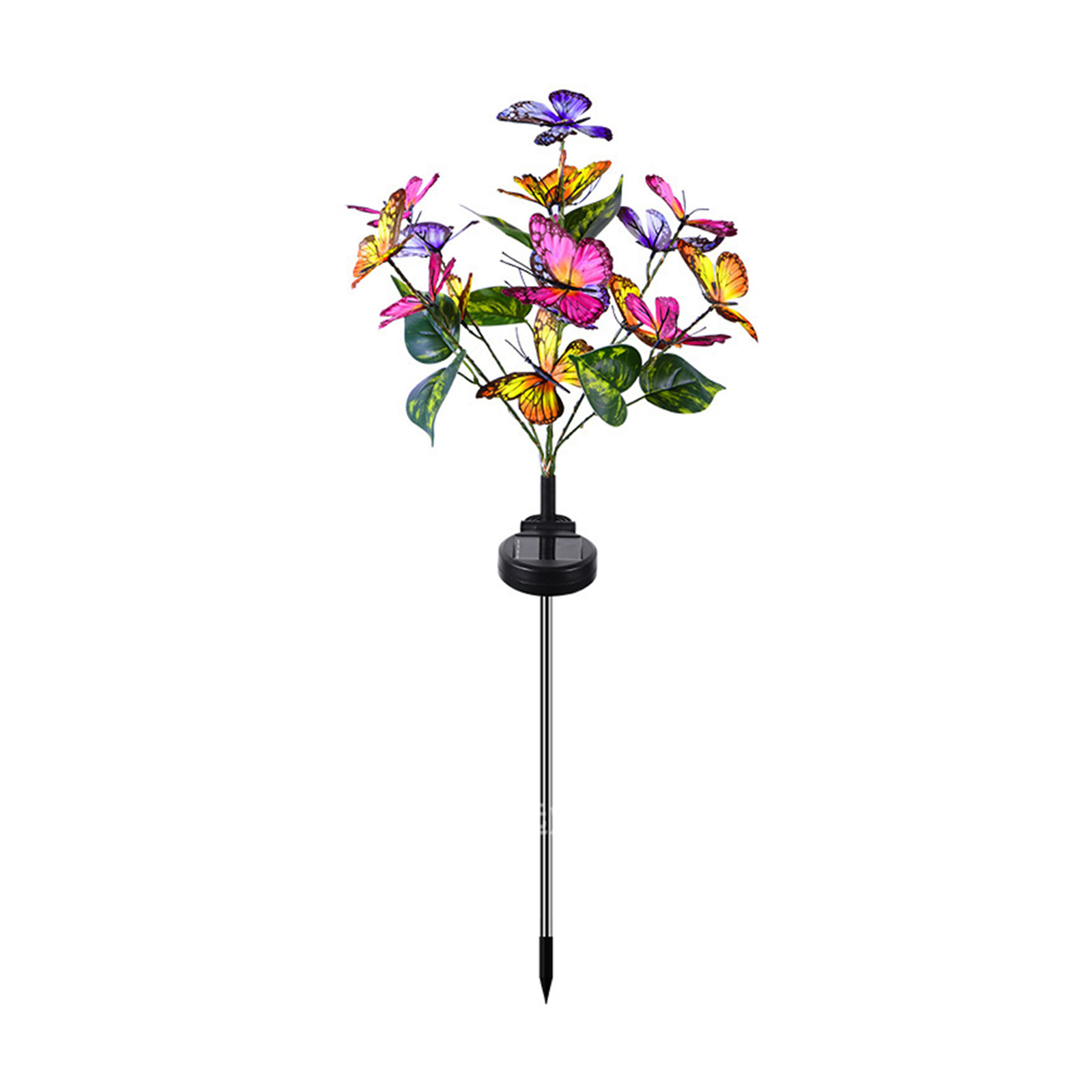 Lampe Solaire Décorative Papillon Pour Jardin, Allée Et Terrasse, Étanche Ip65, À Énergie Solaire. Idéale Pour Éclairer Votre Allée, Terrasse Ou Jardin.