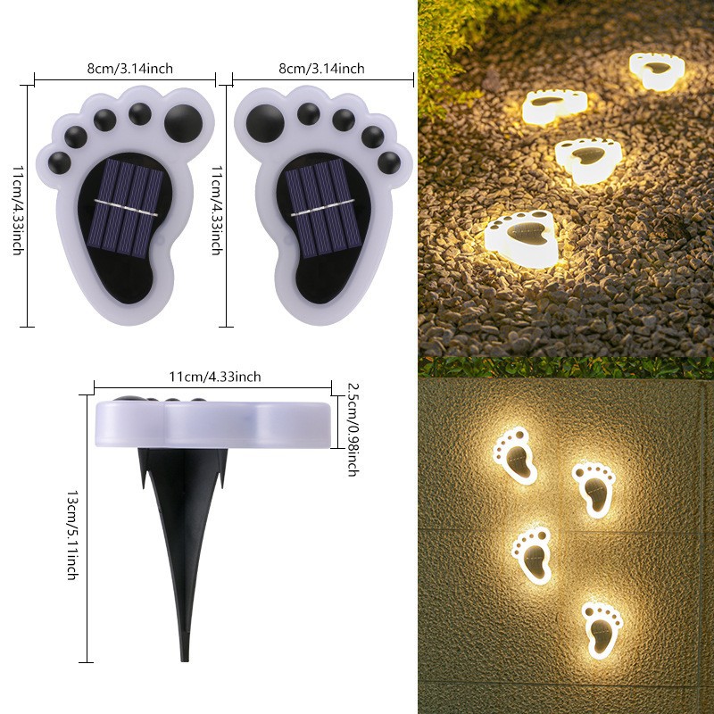 Lampe Solaire Extérieure Pour Pelouse, Jardin Ou Cour, Lampe Solaire Enterrée Au Sol (lampe De Jardin, Lampe Solaire Enterrée)