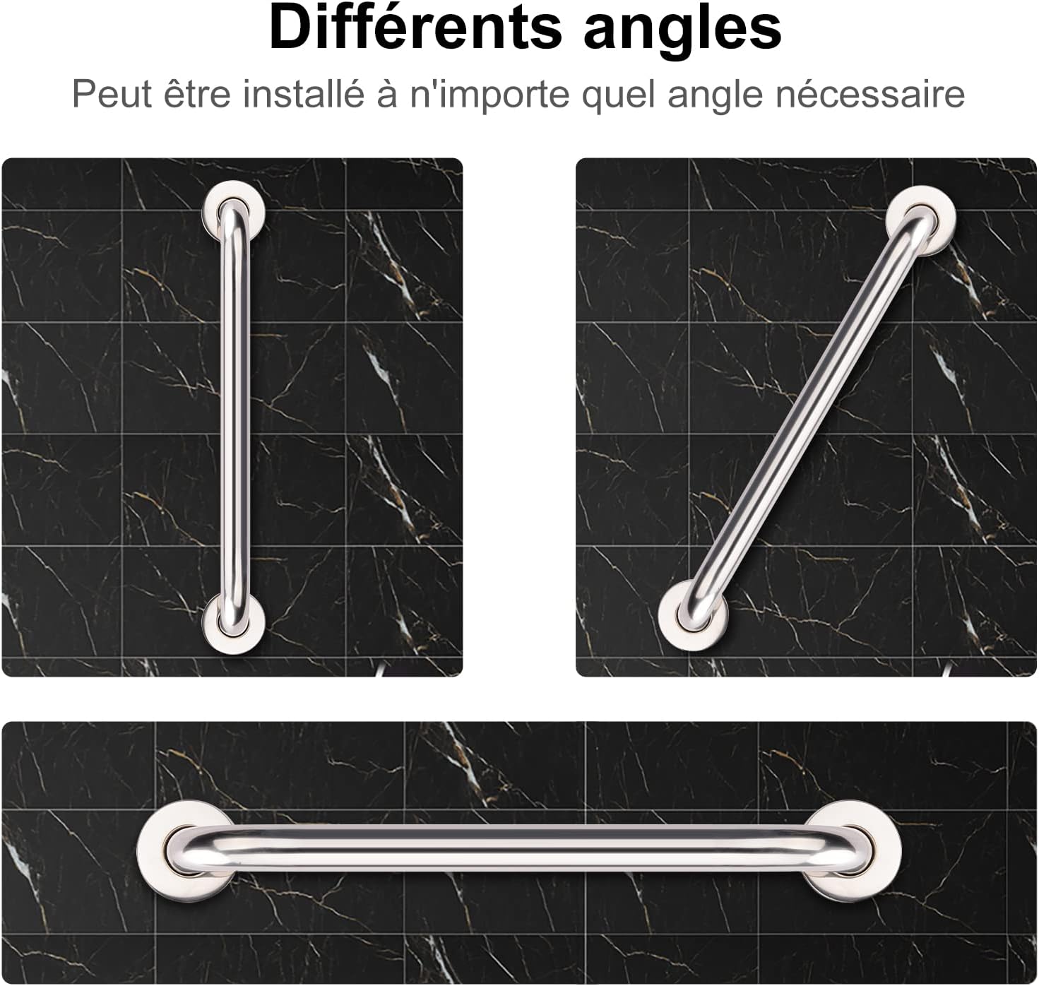 Haltegriff Für Die Dusche, 30 Cm Haltegriff Für Die Toilette, Edelstahlgriff Für Senioren Und Menschen Mit Behinderungen, Sicherheits- Und Balancegriff Für Toilette, Küche Und Schlafzimmer