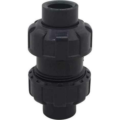 Paar Kugelrückschlagventile 20 25 32 40 50 63mm Schwimmbad-rückschlagventil, Pvc-rückflussverhindererventil (innendurchmesser 40mm)