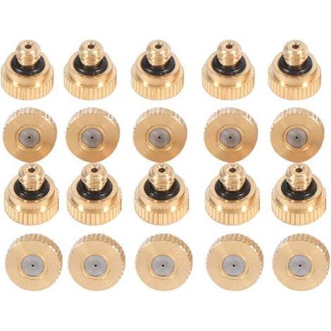 Paar Sprühdüsen Aus Messing Für Kühlsysteme (0,4 Mm) 10/24 Unc Garten 20 Stück
