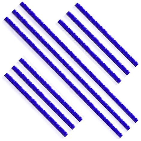 Bunthaus Packung Mit 9 Weichen Plüschfilzstreifen Für Dyson V6, V7, V8, V10, V11, Weiche Ersatzteile Für Staubsauger-reinigungsköpfe, 3 Lange (23 Cm), 6 Kurze (11,5 Cm)