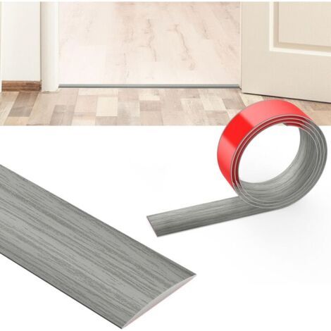 Bunthaus Pa Selbstklebende Übergangsleiste, 1 M X 4 Cm, Flexible Selbstklebende Sockelleiste, Linoleum-bodenrolle, Übergangsleisten, Dekorative Pvc-leiste Zum Abdecken Von Fugen Zwischen Holzböden