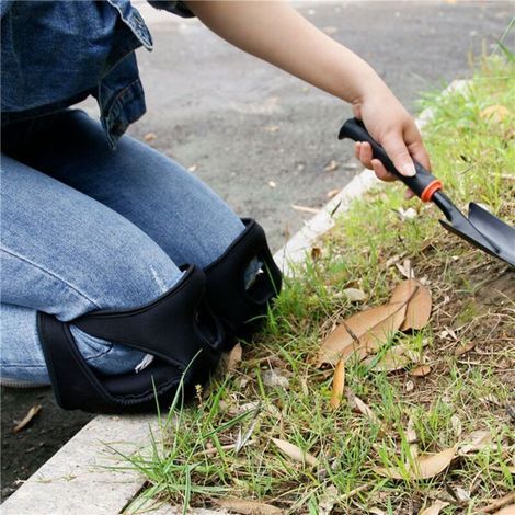 Garten-knieschoner (paar), Weiche Knieschoner Aus Memory-schaum, Schwarz