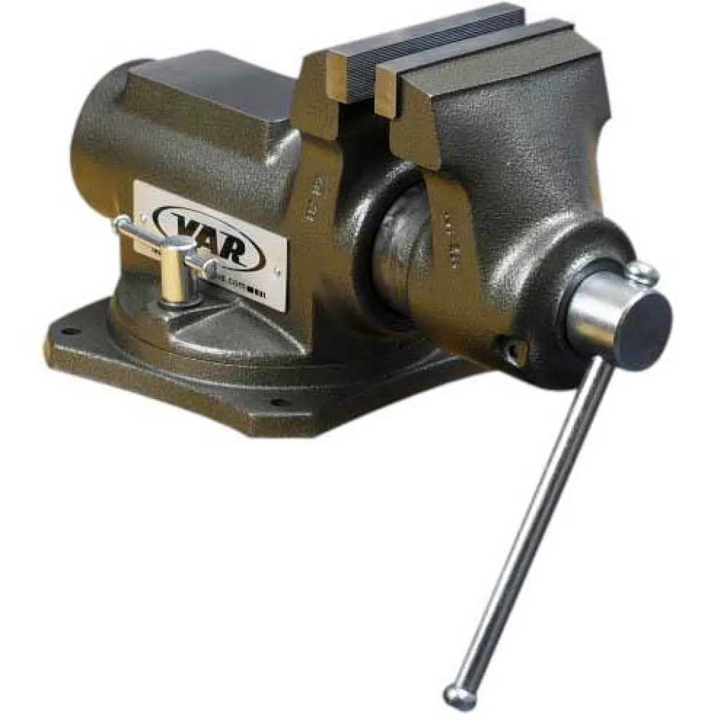 Werkzeug Var Professional Bench Vise Drehbare Basis Wechselbare Backen