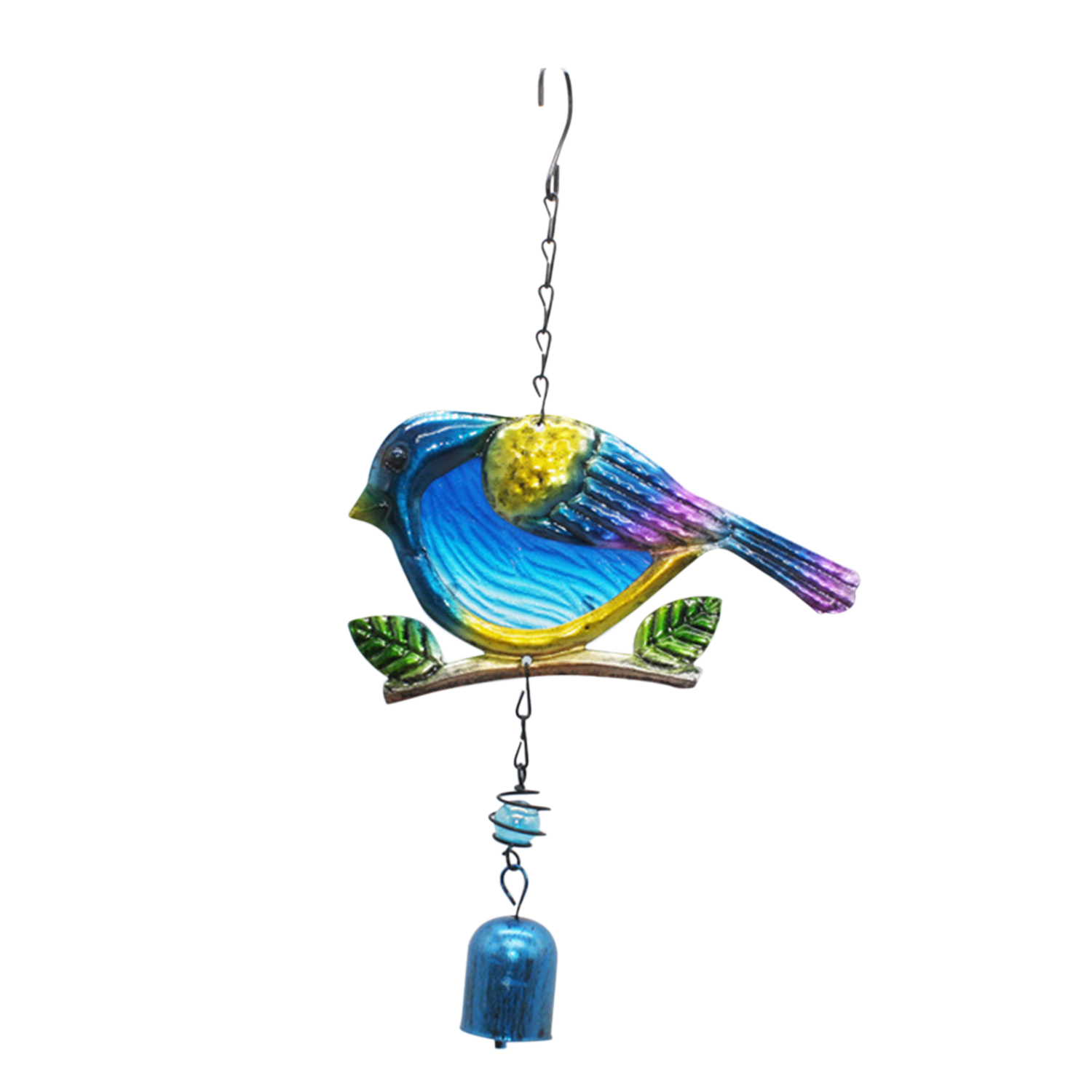 Carillon Éolien En Verre En Forme D'Oiseau, À Plusieurs Tubes, Musique Relaxante, Décoration À Suspendre Pour La Maison, Le Jardin, L'Extérieur, L'Église, Les Fêtes Et Noël.