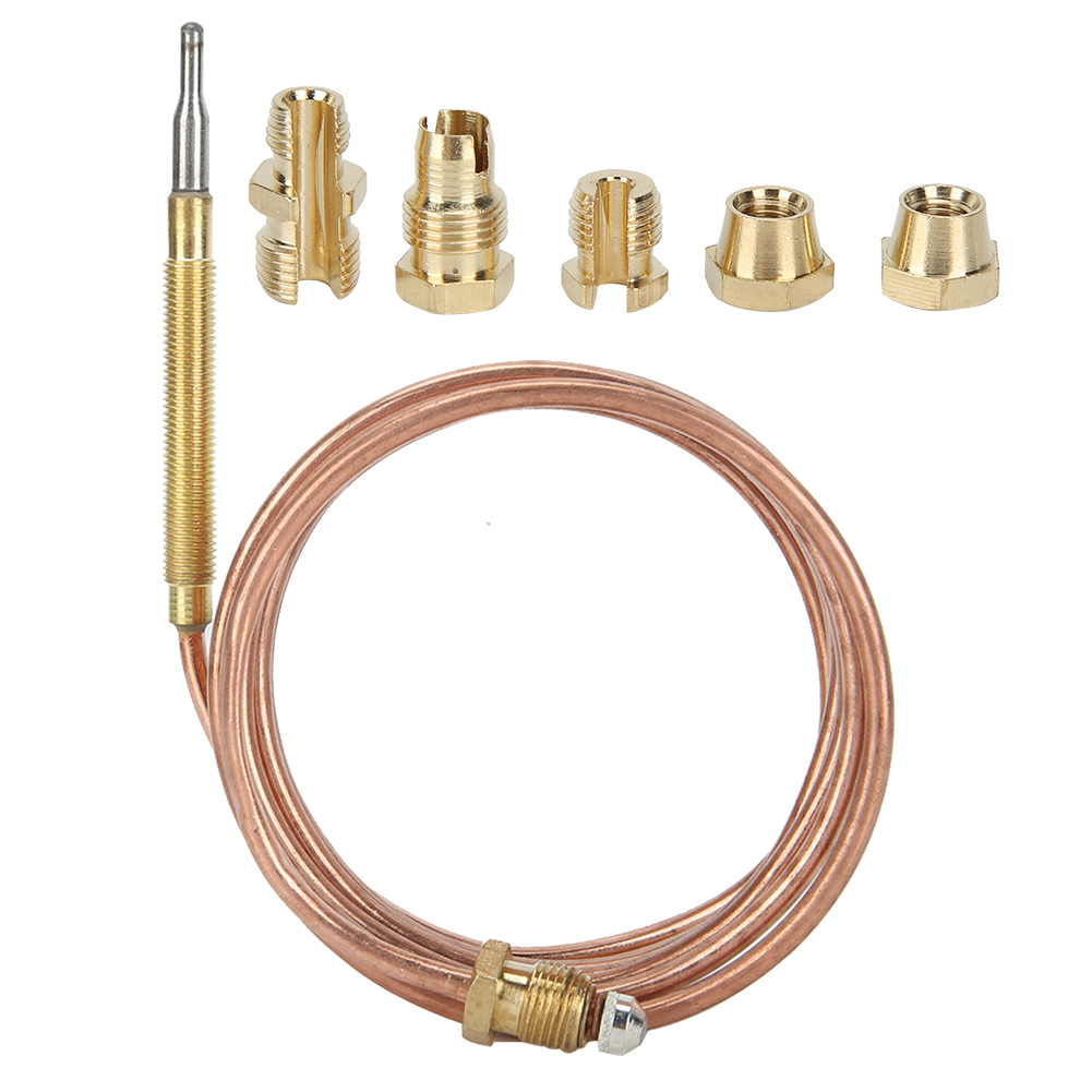 Kit Thermocouple Pour Cuisinière À Gaz, Dispositif De Protection Contre Le Chauffage, Sonde De Température Avec Écrou, 600 Mm