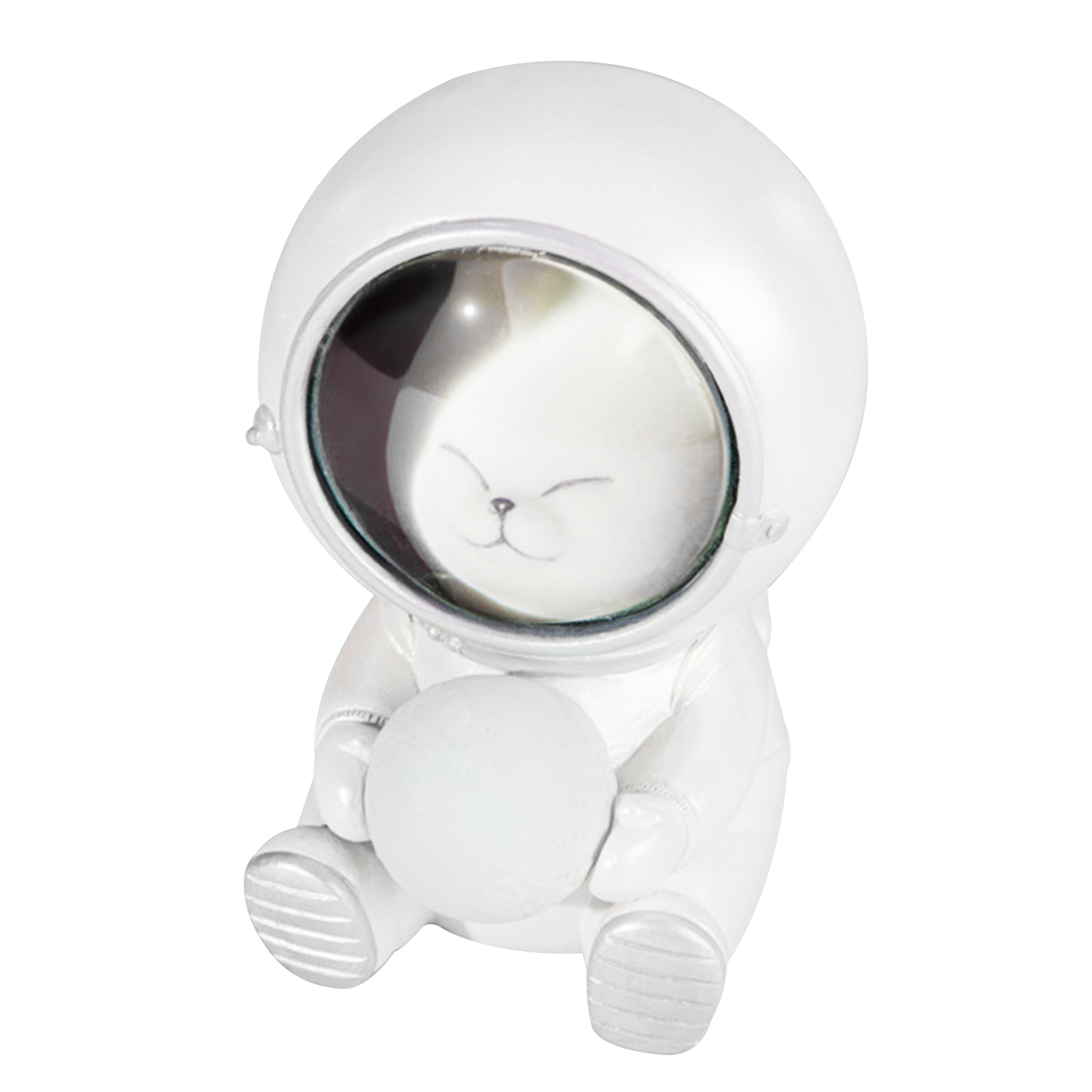 Veilleuse Adorable À Motif Dessin Animé Pour Chambre D'Enfant, Lampe De Chevet Astronaute Avec Un Animal Mignon