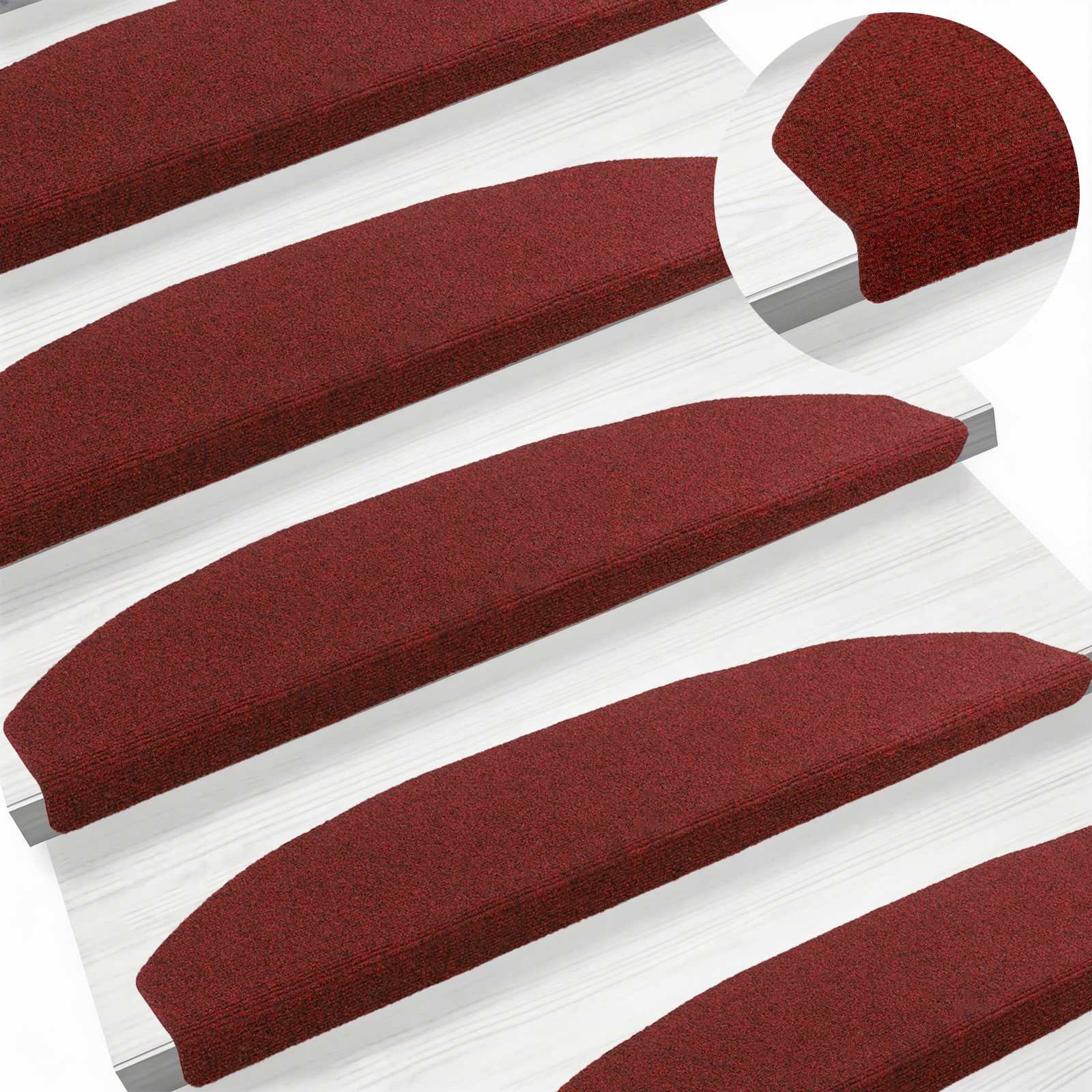 Maison Exclusive - Selbstklebende Stufenmatten 15 Stk. 80 X 25 X
