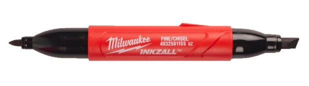 Milwaukee Inkzall™ 2-in-1 Marker, Keilspitze, Feine Spitze