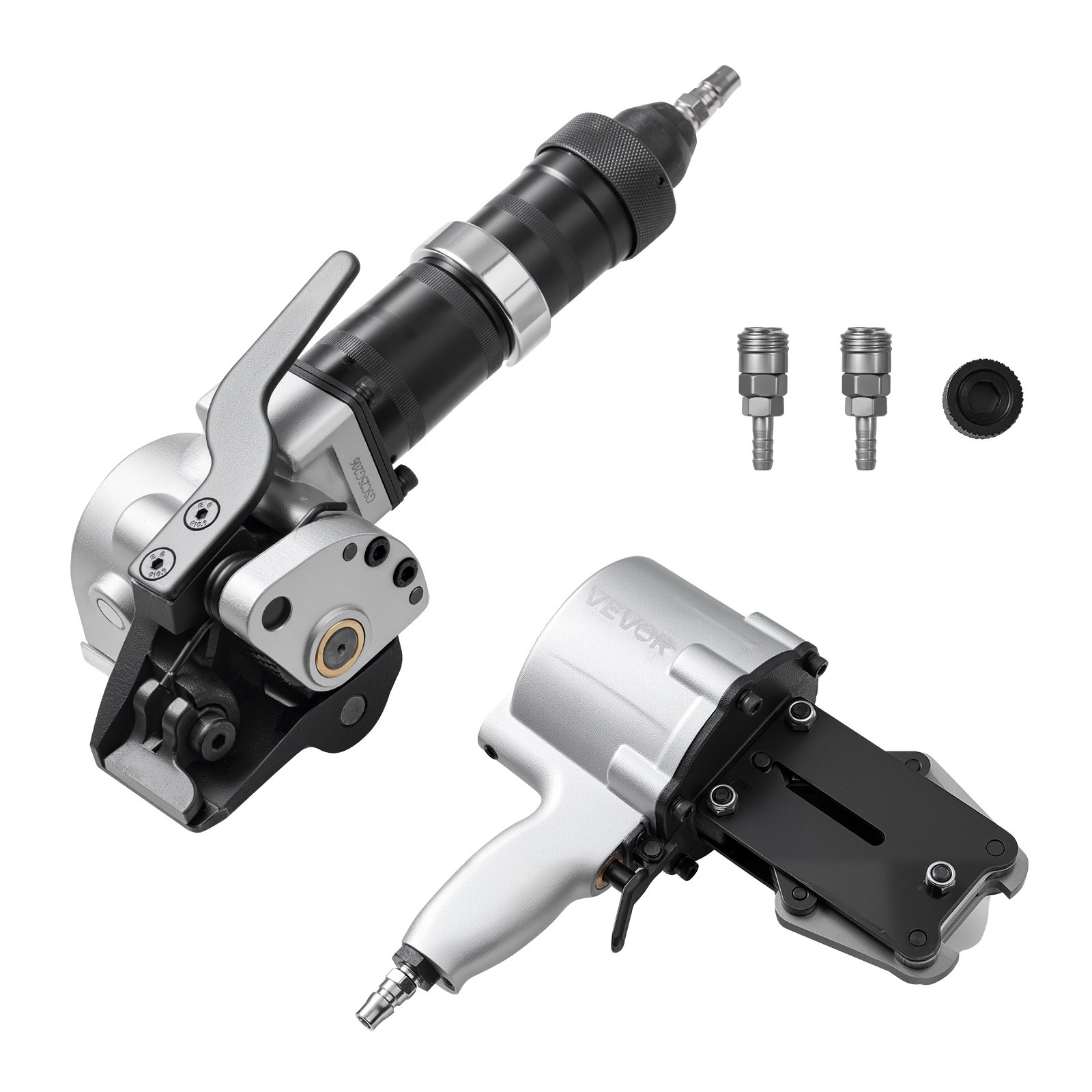 Pneumatische Umreifungsmaschine, 8500 N Spannkraft, Metall-umreifungswerkzeug, Spanner & Schneide-/versiegelungsgerät Für 32 Mm Breite Metallbänder, Spaltballenpresse Für Verpackungen