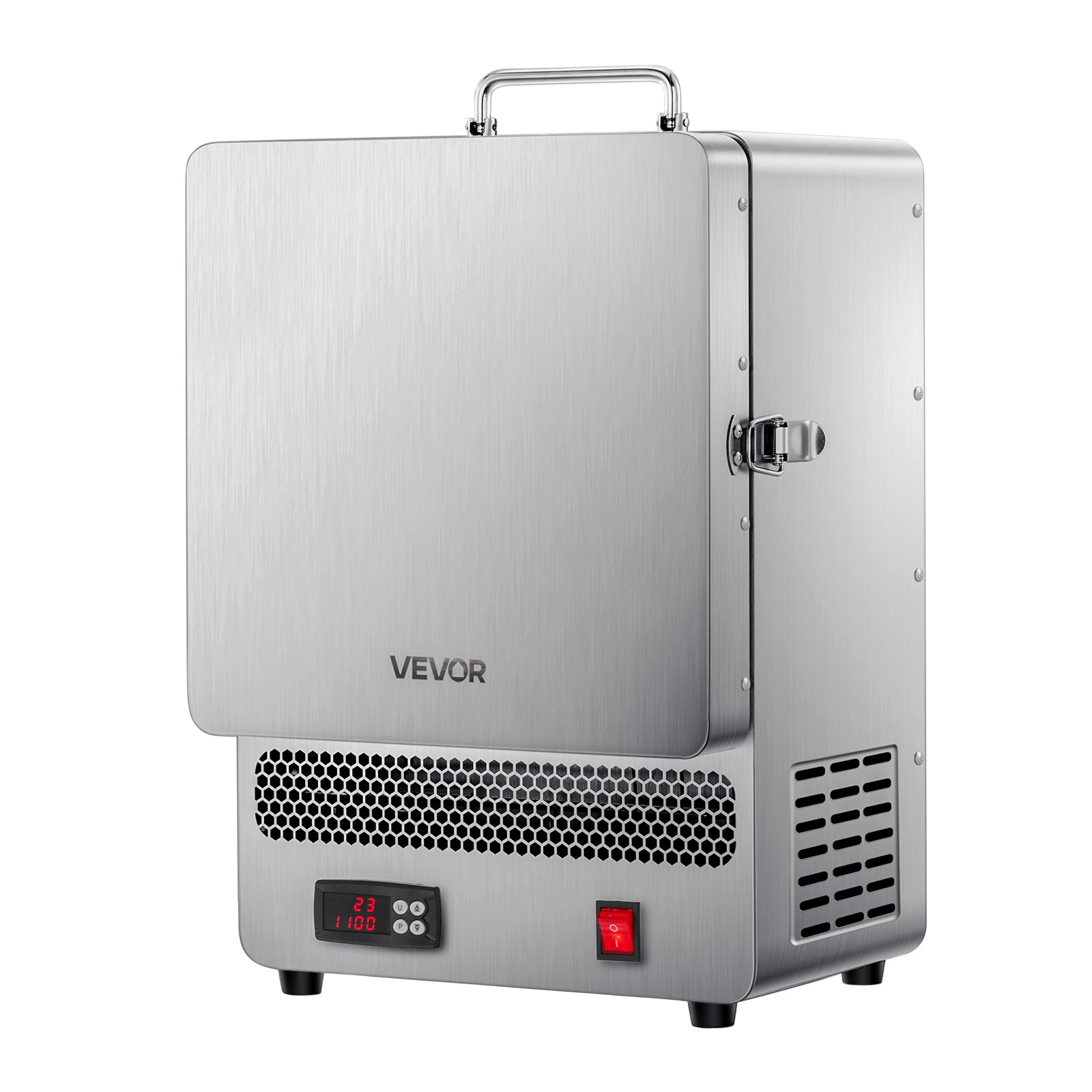 Tisch-schmelzofen 1500 W Leistungsstarker Elektrischer Ofen 1200 ℃ Maximale Temperatur, Goldschmelzofen Aus Edelstahl Für Wachsguss Ton-diy Metalltemperierung Glasieren Auf Keramik, Silber