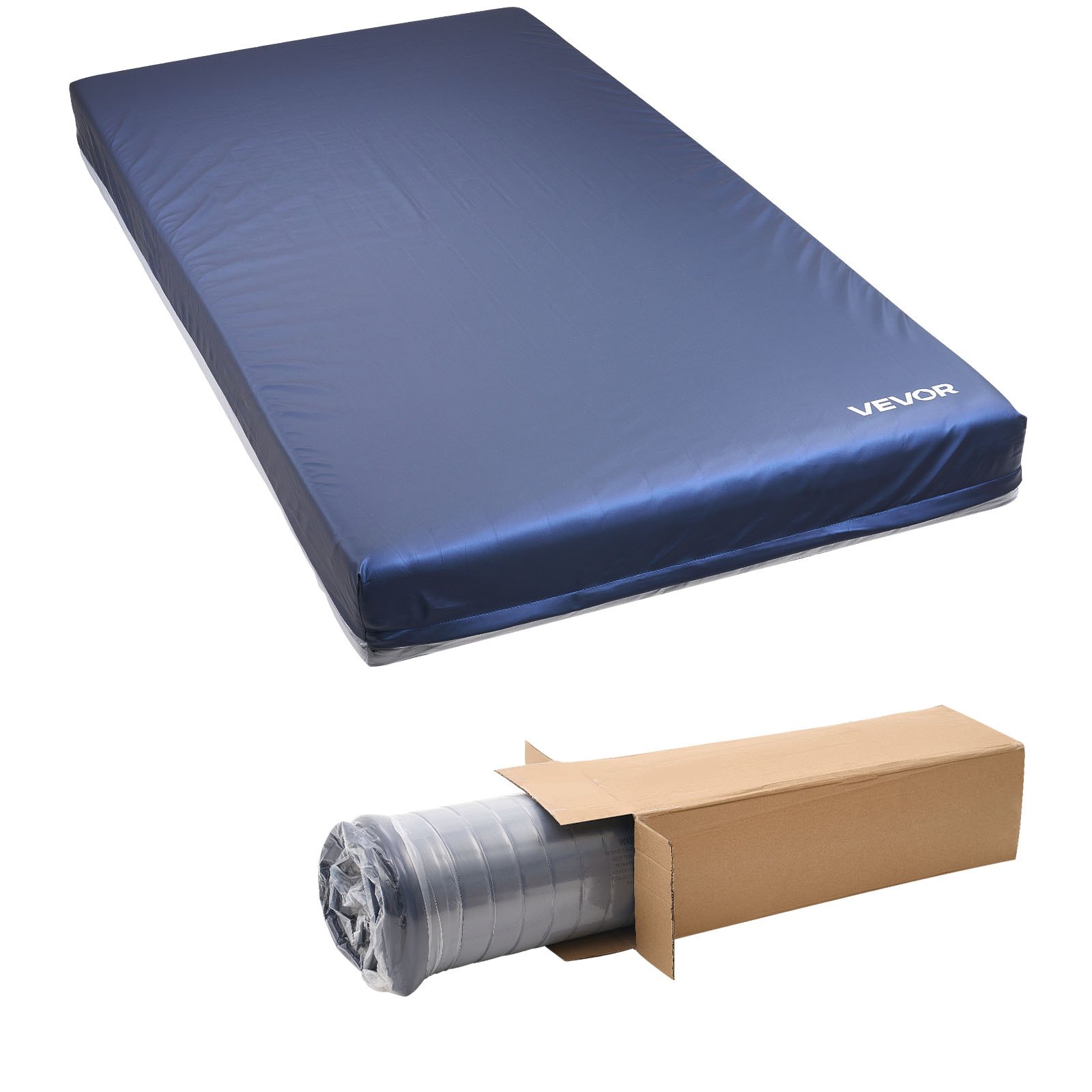 Pflegematratze, 227 Kg Tragkraft, Medizinische Doppelschicht-schaumstoffmatratze, Wasserdicht, Für Die Behandlung Von Dekubitus In Pflegeheimen & Der Häuslichen Pflege, 2030x914x153 Mm