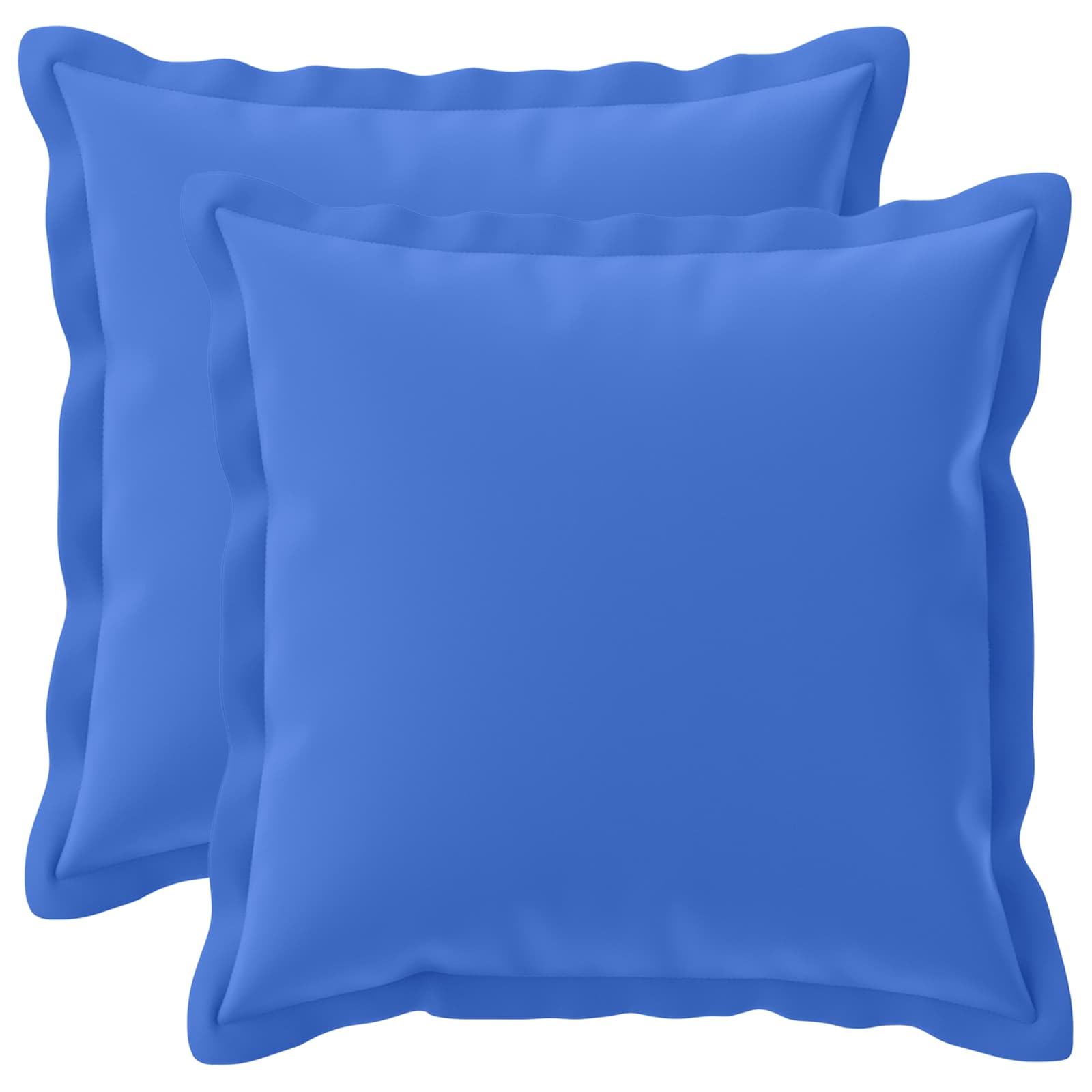 Kissen 2 Stk. Houten Königsblau 50 X 50 Cm Polyester Vidaxl
