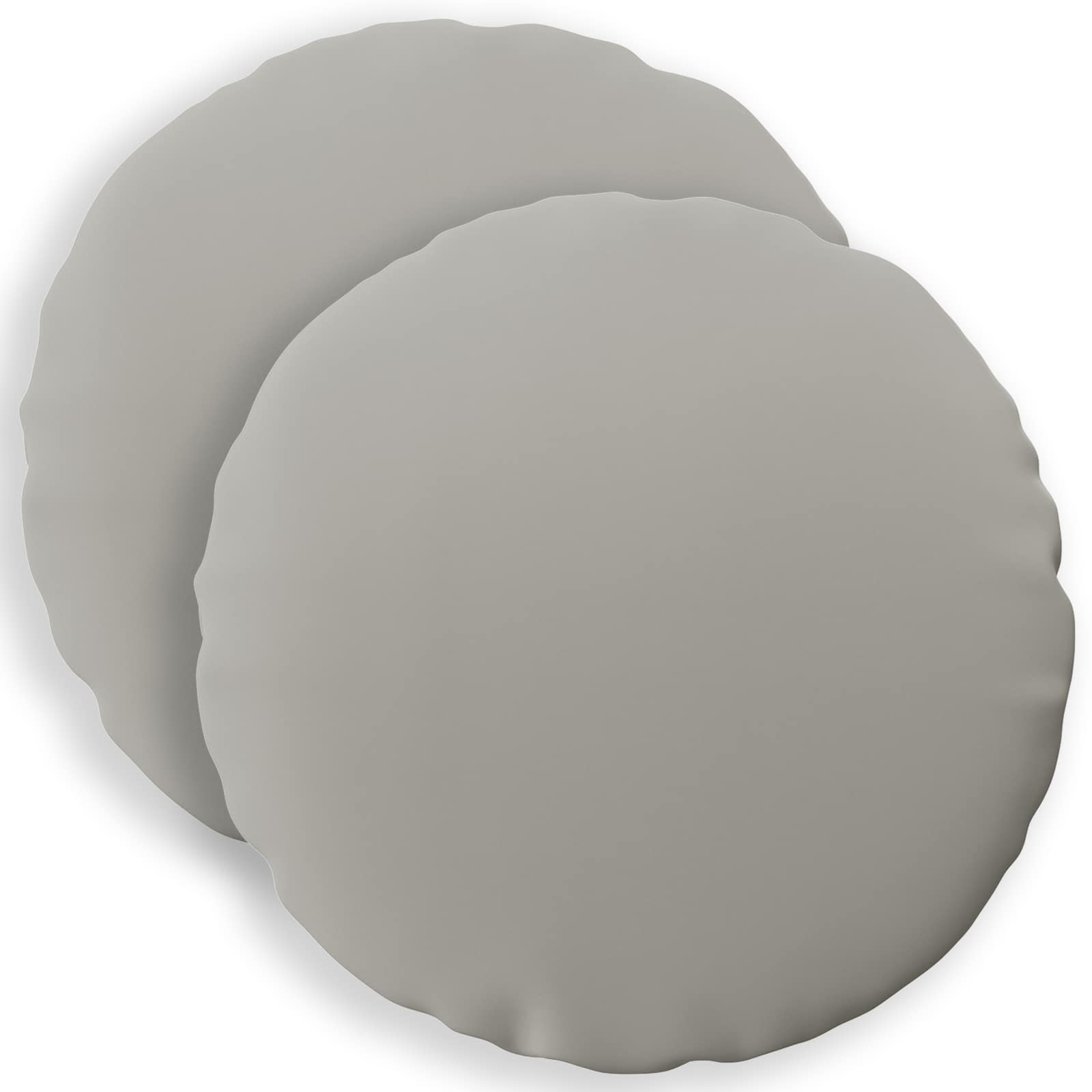 Kissen 2 Stk. Heerlen Grau Ø 30 Cm Polyester Vidaxl