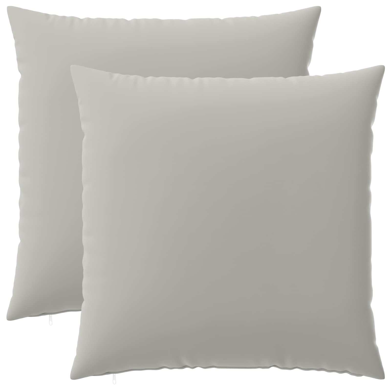Kissen 2 Stk. Heerlen Grau 55 X 55 Cm Polyester Vidaxl