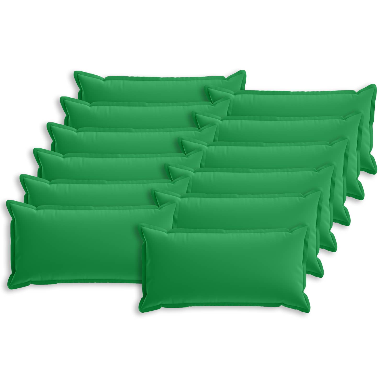Kissen 12 Stk. Houten Grün 40 X 80 Cm Polyester Vidaxl