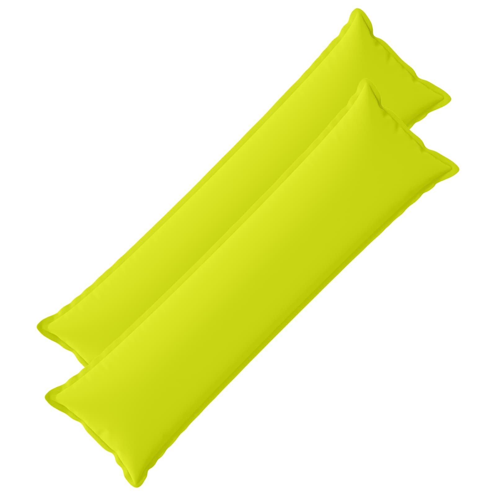 Kissen 2 Stk. Houten Hellgrün 40 X 145 Cm Polyester Vidaxl