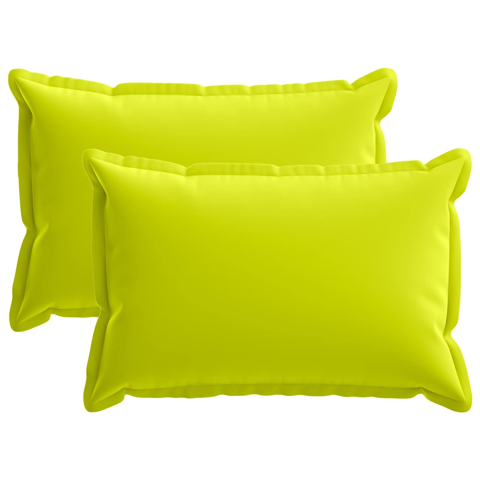 Kissen 2 Stk. Houten Hellgrün 40 X 60 Cm Polyester Vidaxl