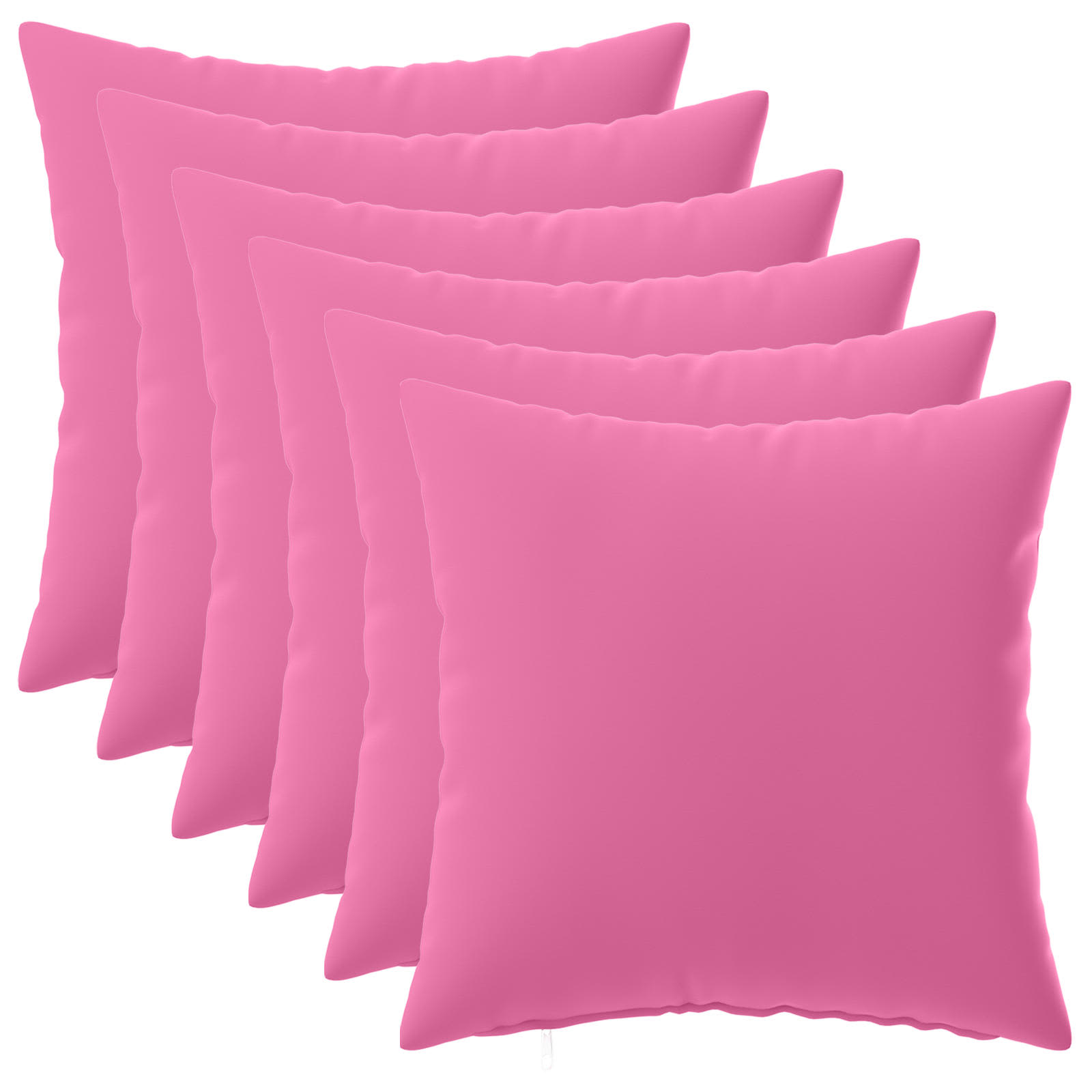 Kissen 6 Stk. Heerlen Rosa 50 X 50 Cm Polyester Vidaxl