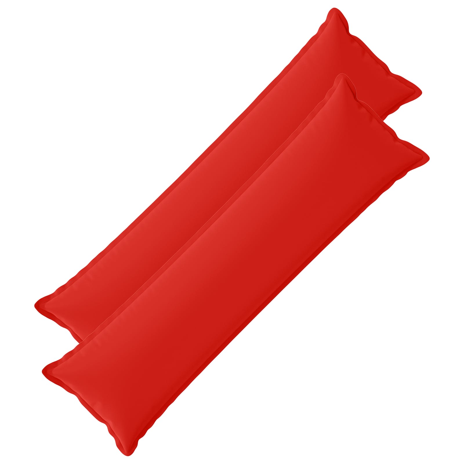 Kissen 2 Stk. Houten Rot 40 X 145 Cm Polyester Vidaxl
