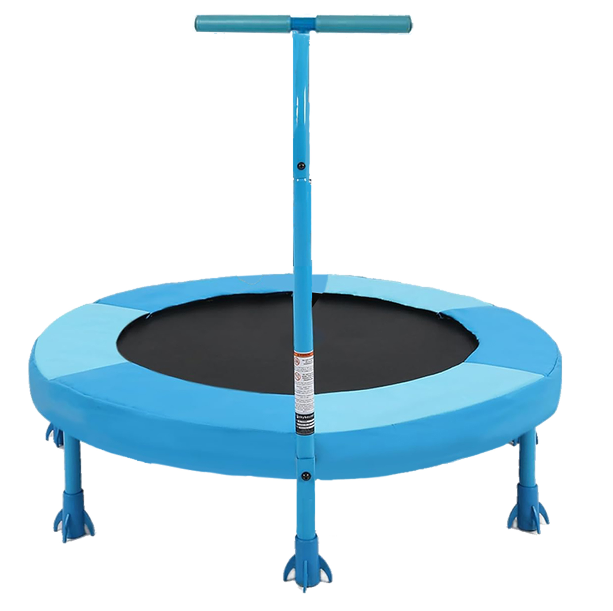 Kindertrampolin 91 Cm Blau Aus Stahl Mit Haltestange