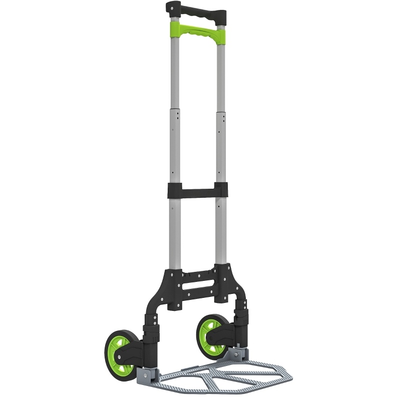 Klappbare Aluminium-transportkarre Mit Verstellbarem Teleskopgriff, 100 Cm