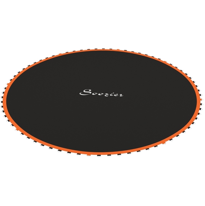 Runde Sprungmatte Aus Orangefarbenem Polypropylen Für Homvra Trampolin