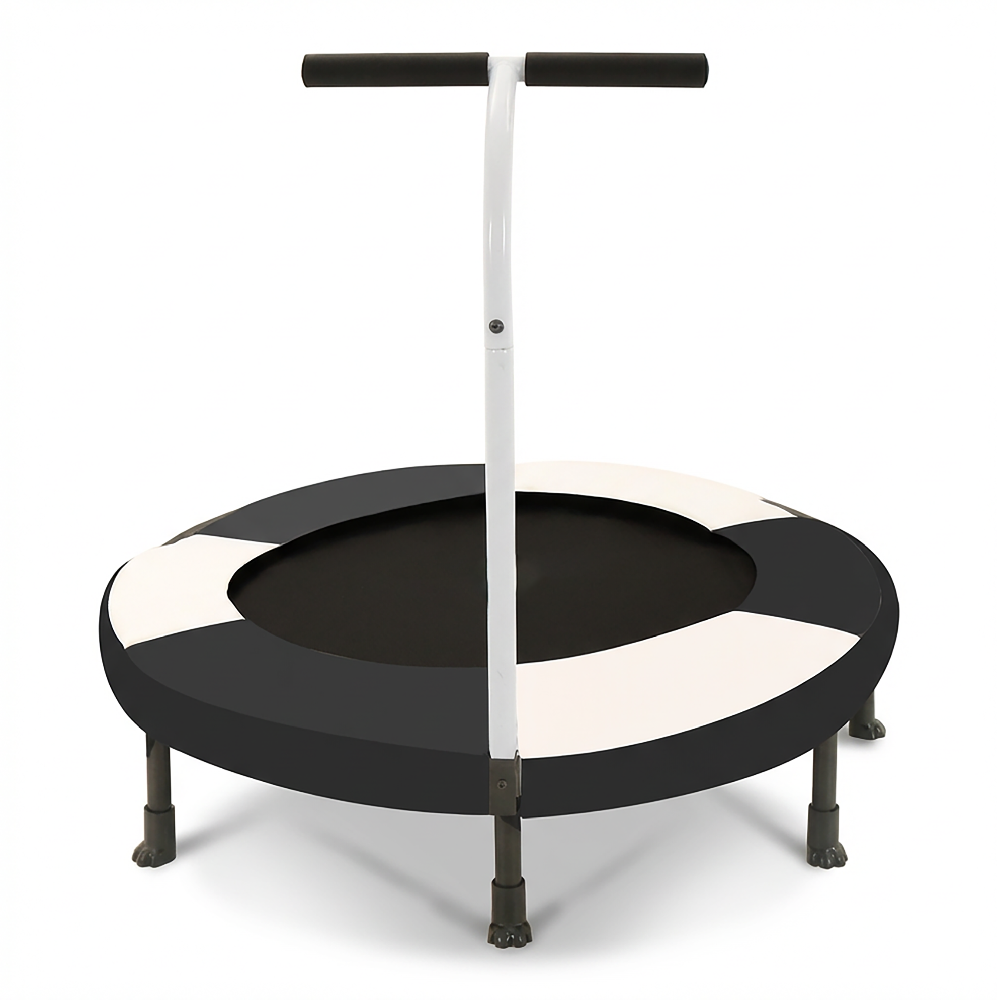 Kindertrampolin 91 Cm Mit Schwarzem Stahlgriff