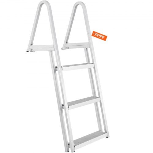VEVOR Anlegeleiter 3 Stufen 159​​kg Bootsanlegeleiter abnehmbar 610x455x1225mm