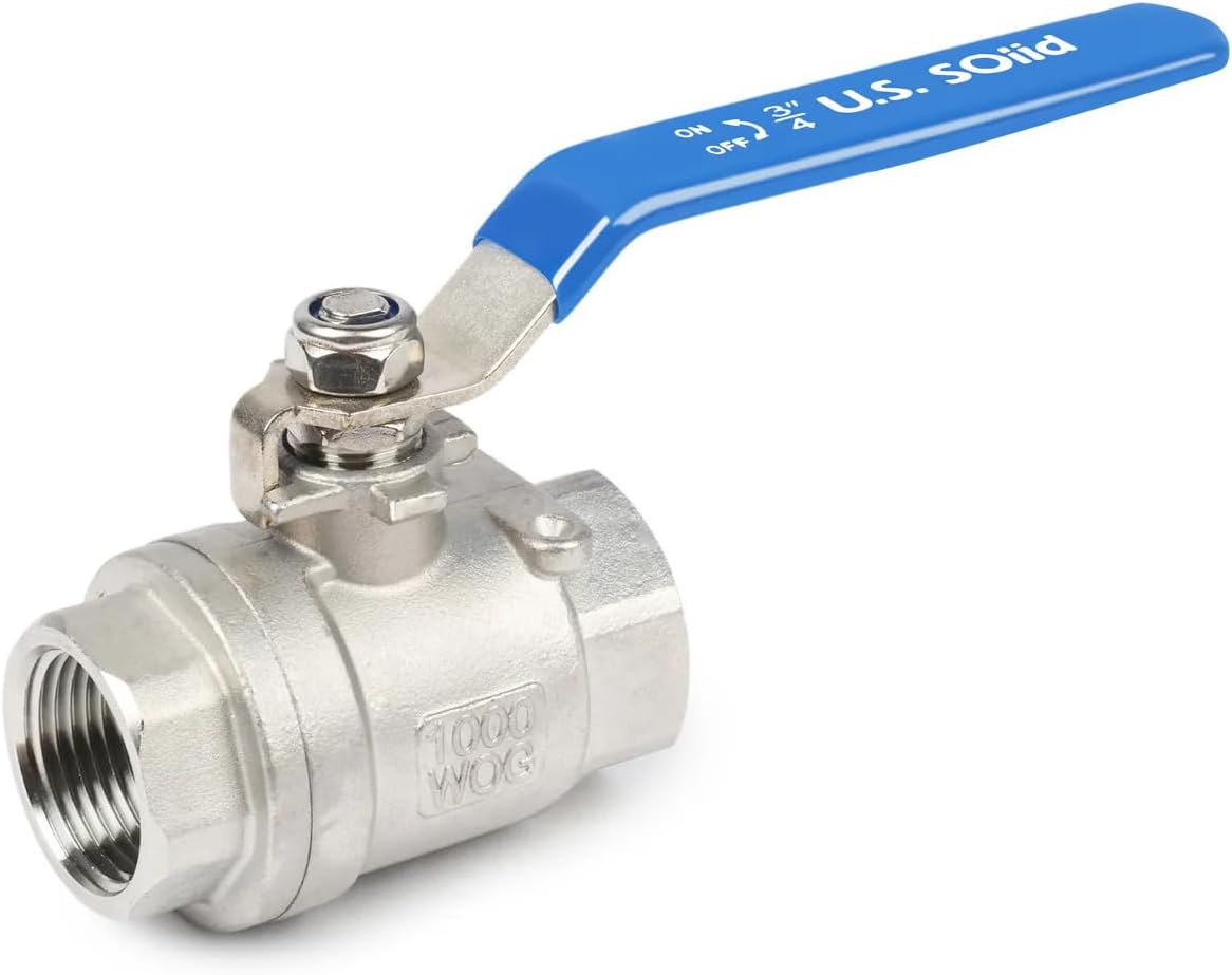 3/4" Dn20 Kugelhahn – Edelstahl 316 – Innengewinde/innengewinde – 16 Bar