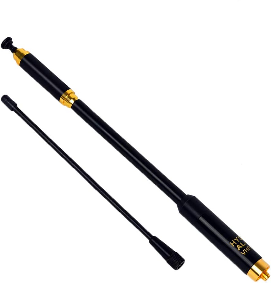 Einziehbare Dualband-antenne 144/430 Mhz Vhf/uhf Mit Sma-buchse Für Baofeng Quansheng Wouxun Funkgeräte