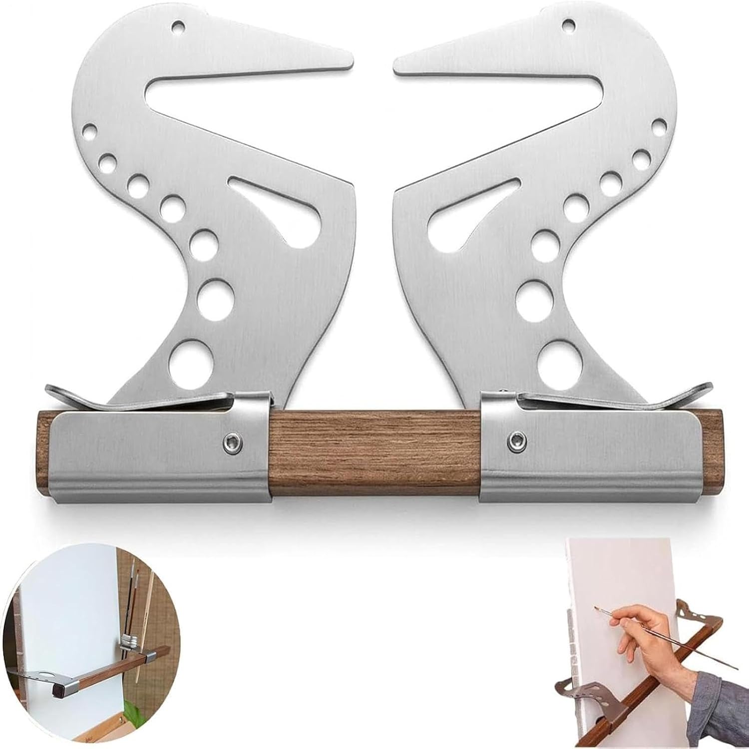 Verstellbare Handauflage – 1 Stück – Metall – Selbstverriegelndes Design – Zum Malen Und Zeichnen – Stabile Unterstützung