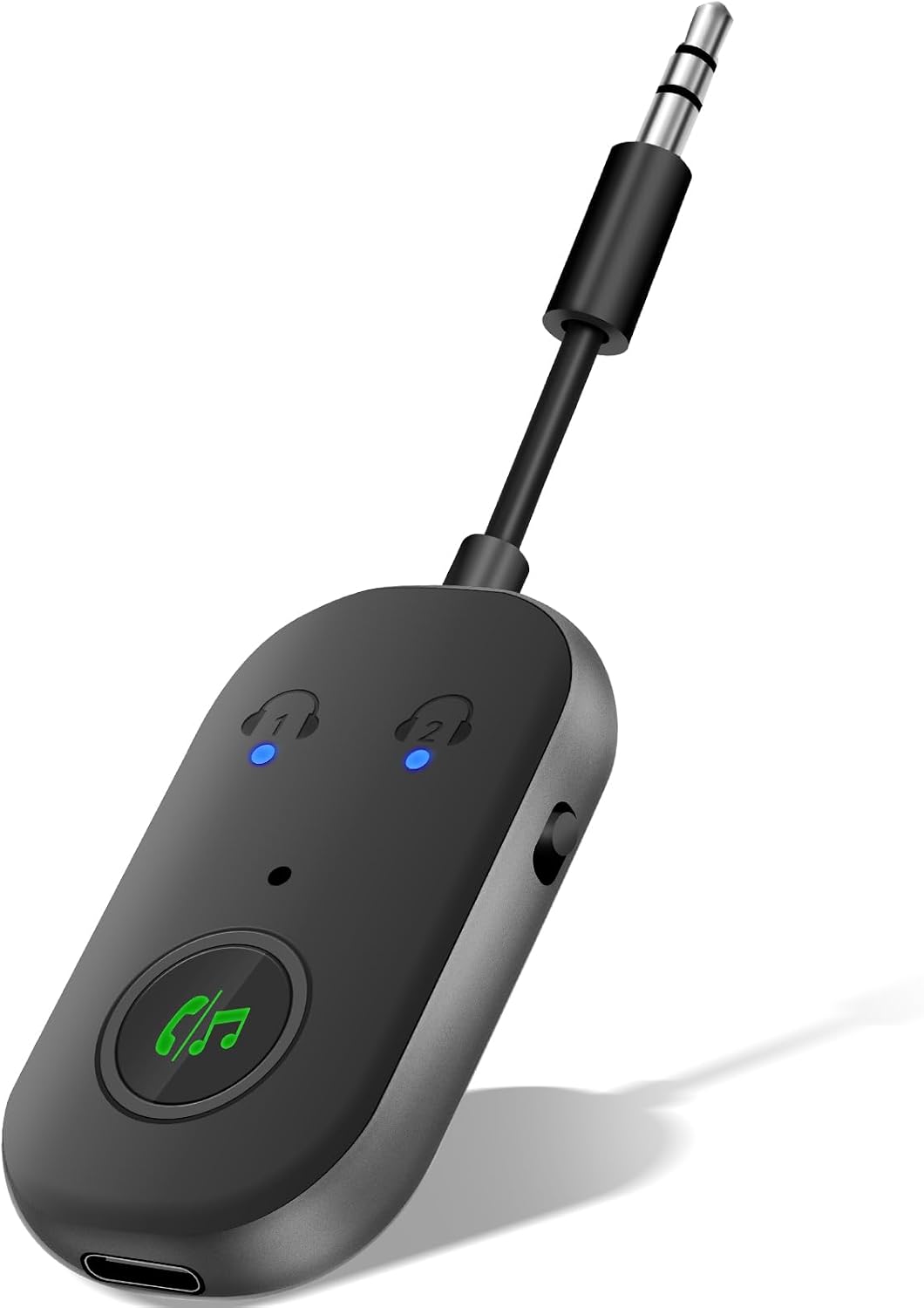 Bluetooth 5.3 Adapter – 2-in-1 Sender/empfänger – 3,5-mm-klinkenstecker – Dual-anschluss – Für Fernseher, Auto Und Pc
