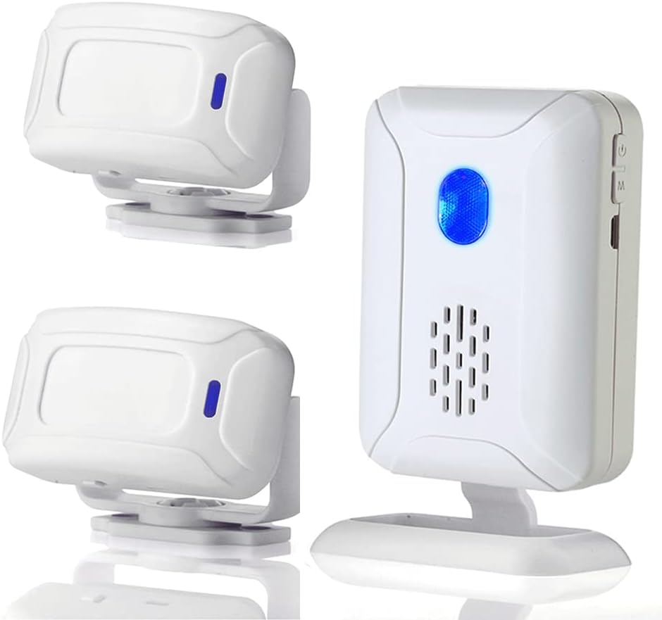 Kabelloser Pir-bewegungsmelder – 1 Set – Alarm Und Gong – 5 Modi – Für Zuhause Und Büro