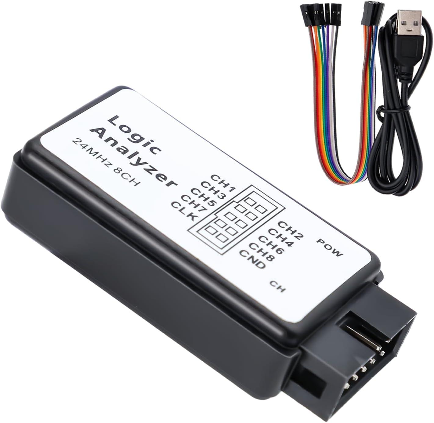 8-kanal-logikanalysator – 24 Mhz – Usb 2.0 – Elektronische Fehlersuche – Arduino-kompatibel