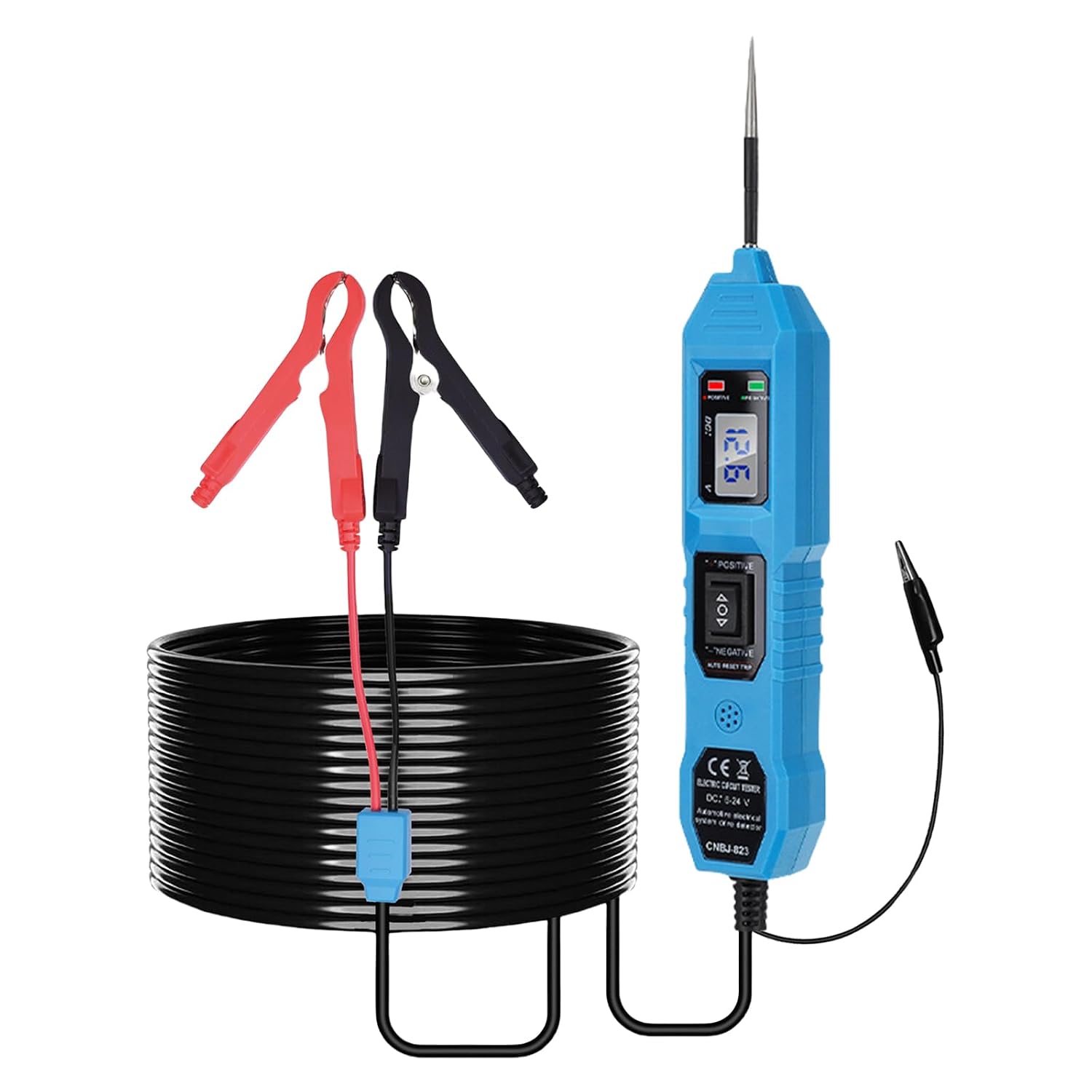 Kfz-stromkreisprüfer – 6–24-v-netzteil-prüfset – 4,5 M Kabel – Led-spannungsdiagnoseanzeige – Kfz-elektrowerkzeug