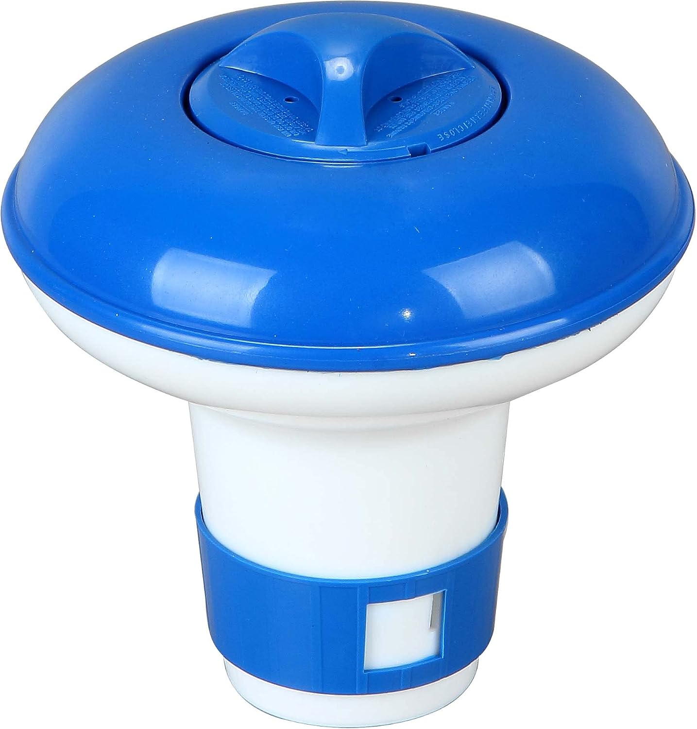 Schwimmender Chlorspender – 1 Stück – Uv-beständiger Kunststoff – Verstellbarer Ring – Kindersicherung – Für Aufstell- Und Einbaupools – Ø 13 Cm