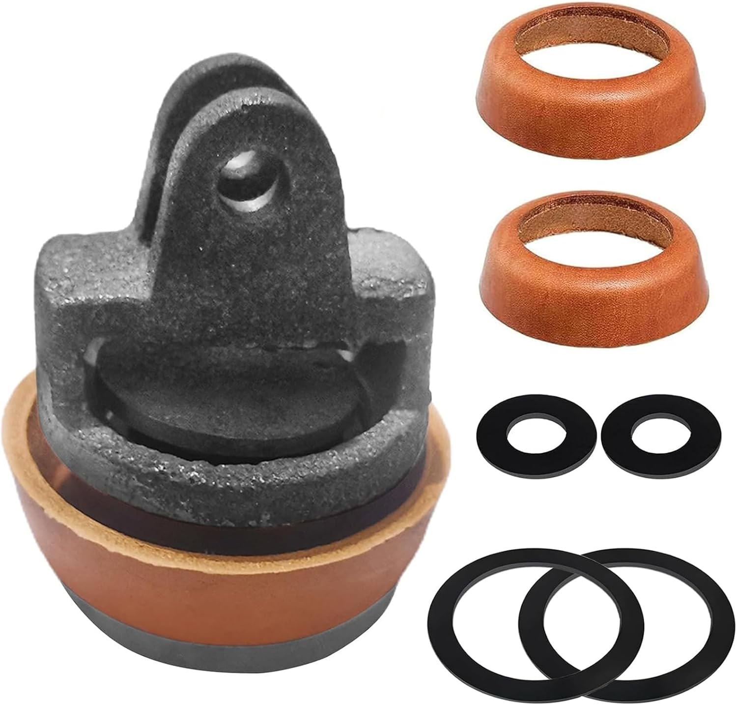 Kolben- Und Lederdichtungssatz – Modell 75 – Für Handpumpen – Rindsleder Und Gusseisen – Optimale Abdichtung
