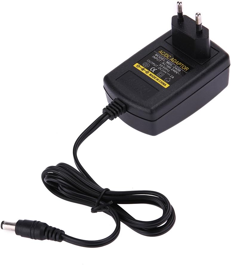 24v 2a Netzteil – 1 Stück – Wechselstrom-/gleichstromwandlung – Integrierte Schutzfunktionen – Für Beleuchtung Und Audio – Eu-stecker