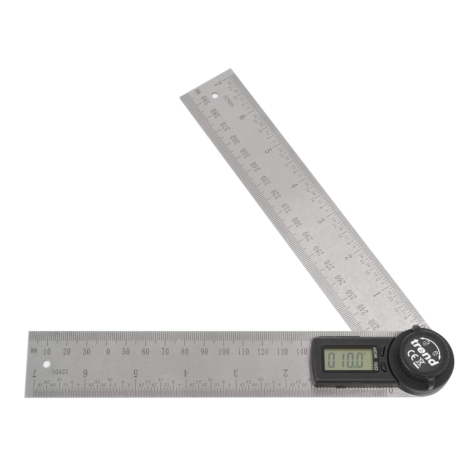 Digitaler Winkelmesser – 1 Stück – Edelstahl – 360°-messung – Holzbearbeitung Und Bauwesen – 200 Mm