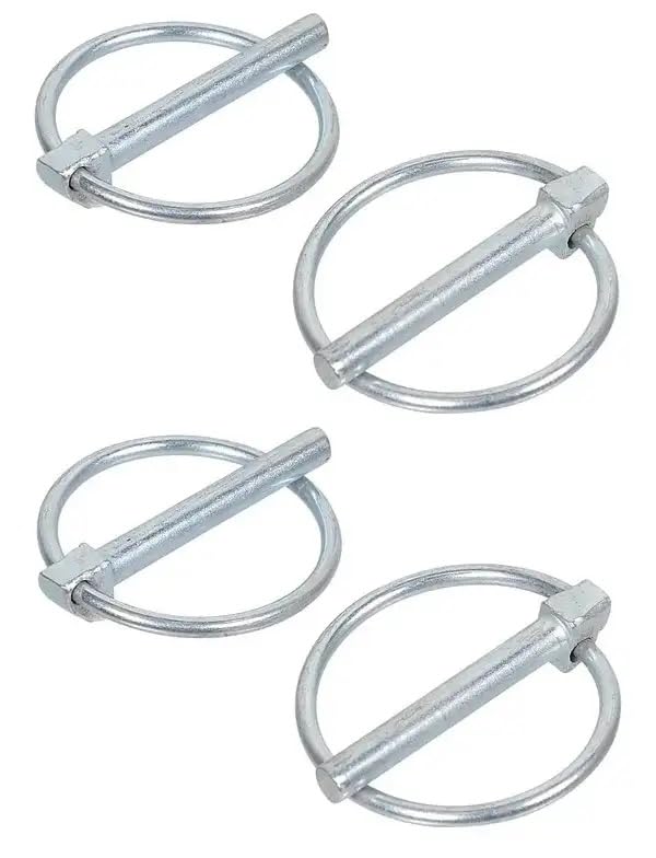 Verzinkte Stahl-clip-stifte – 4er-pack – 7 Mm Durchmesser – Für Traktor Und Anhänger