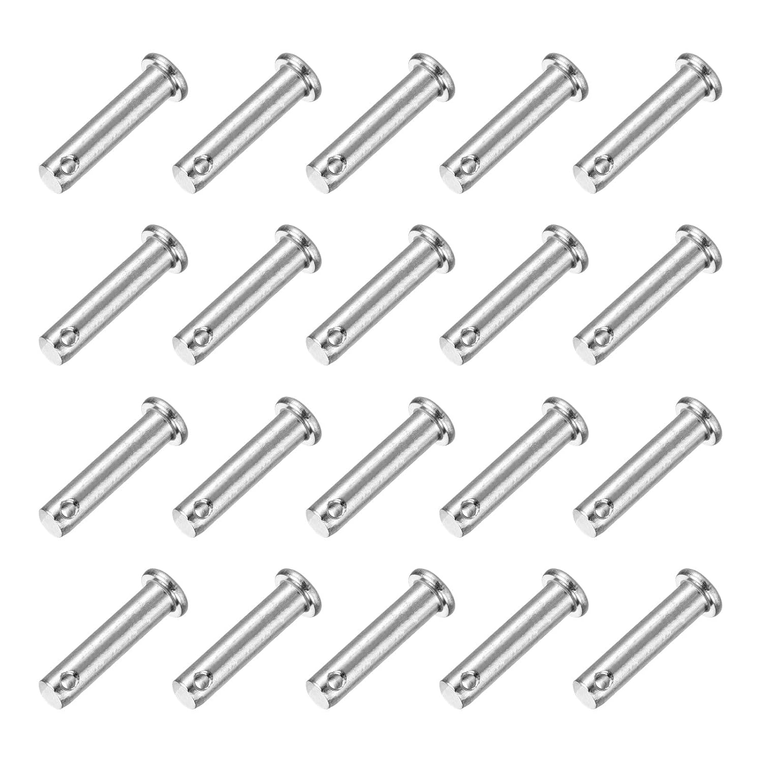 Einzellochbolzen – 20 Stück – Edelstahl 304 – Mechanische Befestigung – Anhänger Und Industrie – M8 X 35 Mm