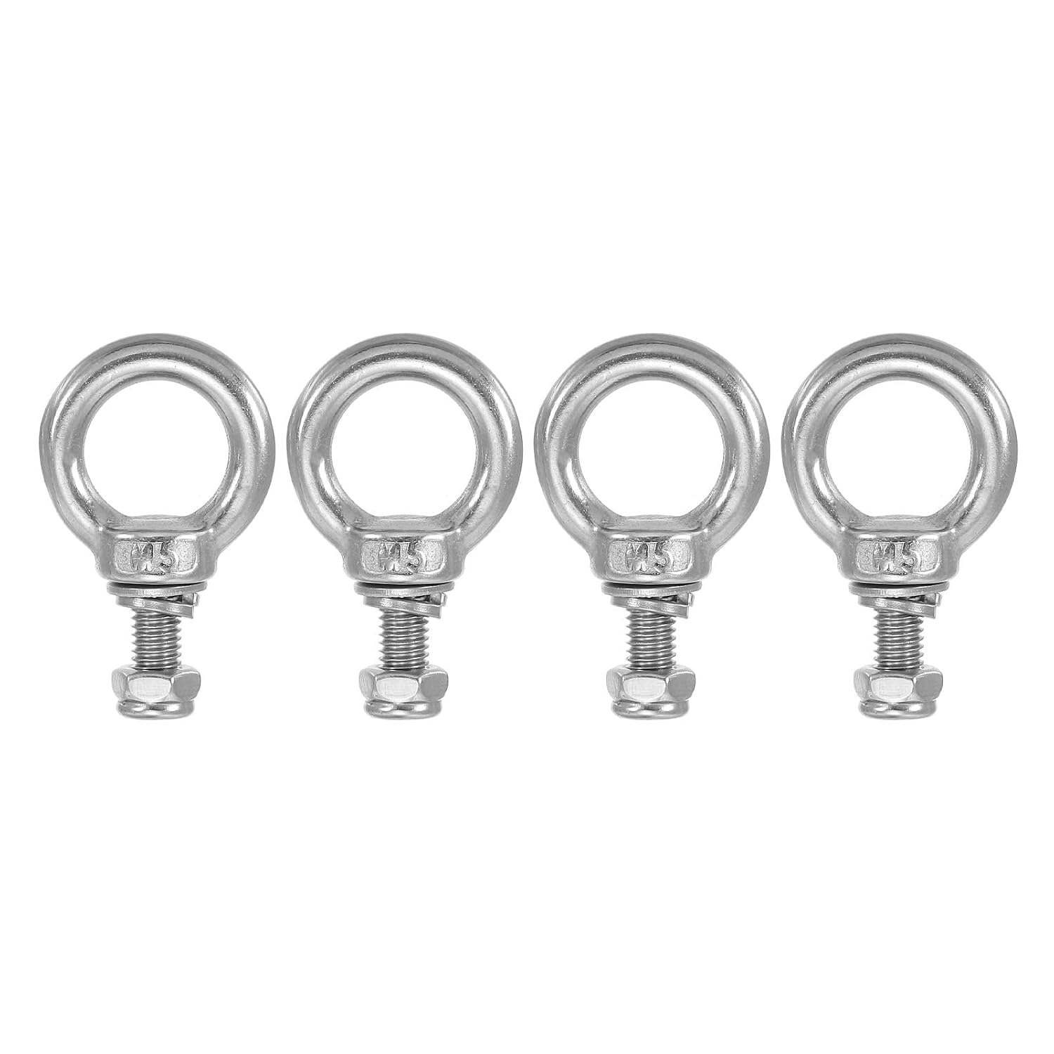 M5x12 Augenschraube – 4er-set – Edelstahl 304 – Heben Und Sichern – Industrie Und Außenbereich