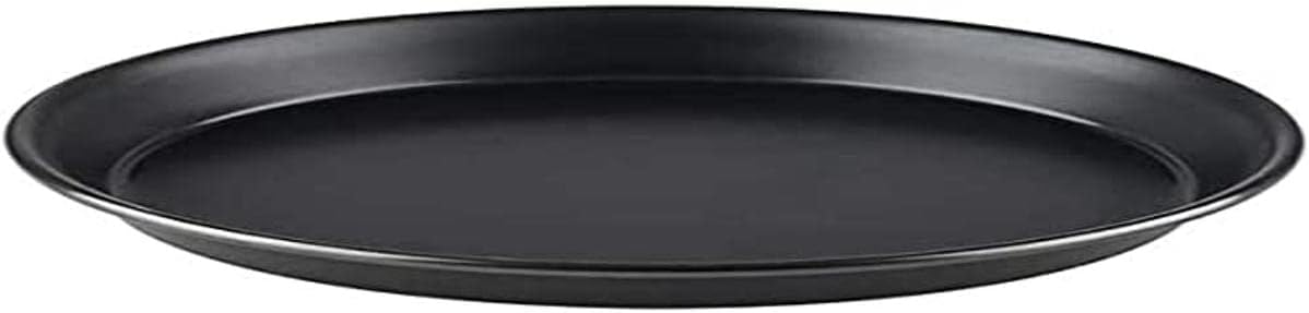 Pizzablech – 1 Stück – Blauer Stahl – Unbeschichtet – Professionelle 360°c-backtemperatur – Durchmesser 32 Cm